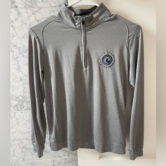 Johnnie-O Boys 1/4 zip pop over. For Cisco Brewers Nantucket size 12 kids. - Picture 2 of 4